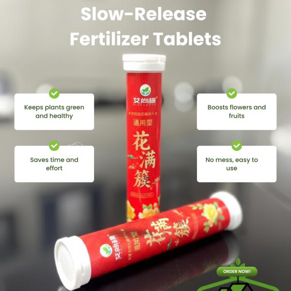 Slow Release Fertilizer Tablets (22 pcs) – For Plants, Flowers, Vegetables & Fruits